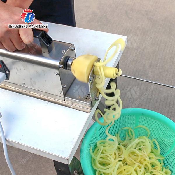 Electric potato twister Potato processing production Machine fries  Potato chips  Potato flake