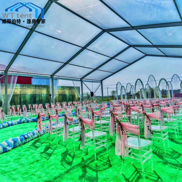 300 People Outdoor Wedding Tent , Romantic Heavy Duty Party Canopy Tent