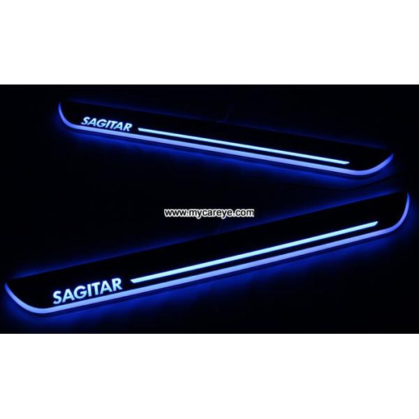 Volkswagen Sagitar car welcome light led Moving Door sill Scuff Pedal Lights