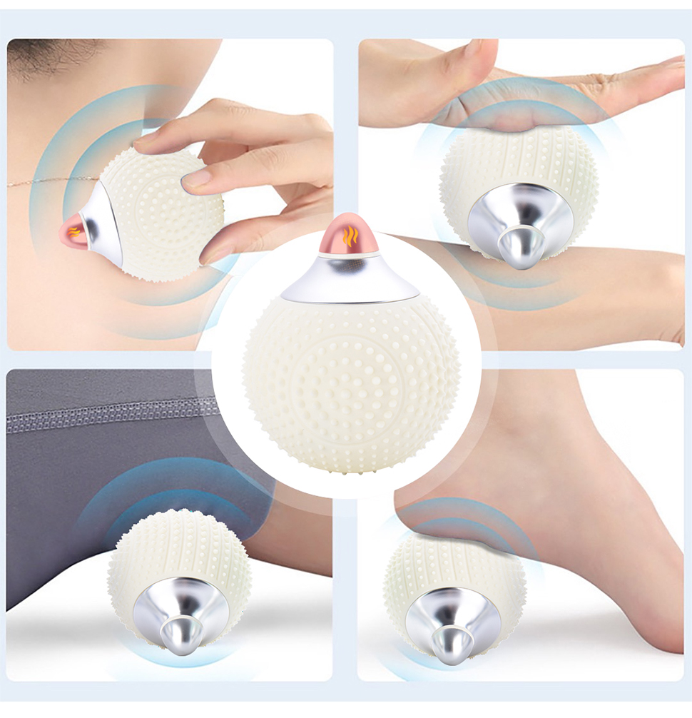 Chinese Therapy Sustainable Eco Friendly  Vibrating Massage Ball, Myofascial Release Back Colorful Mini Massage Ball
