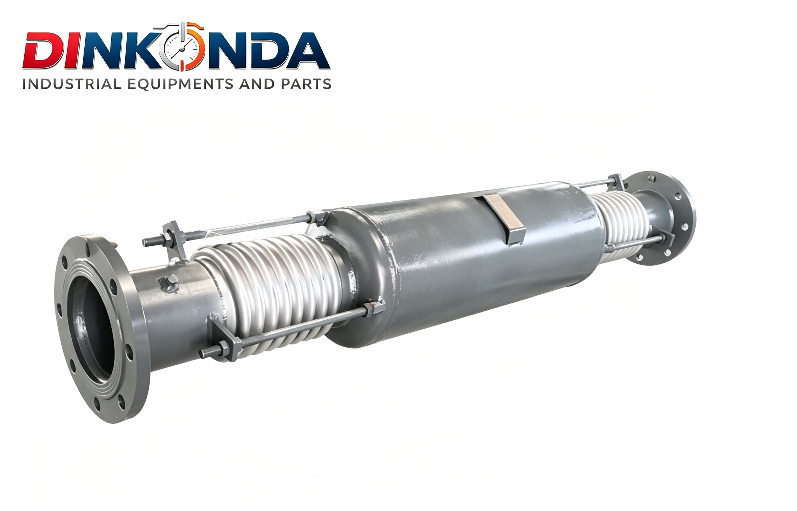 DINKONDA GLOBAL Power Plants Special DN50-DN2000 Flange Connection Bypass Type Internal And External Pressure Balance Compensator Metal Corrugated Expansion Joint