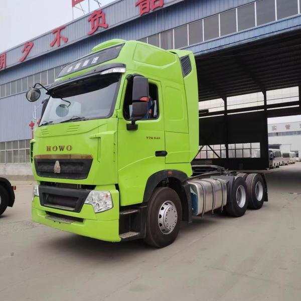 Used HOWO Sinotruk Tractor Truck T7H 540HP 6X4 with Multimedia System Manual Window
