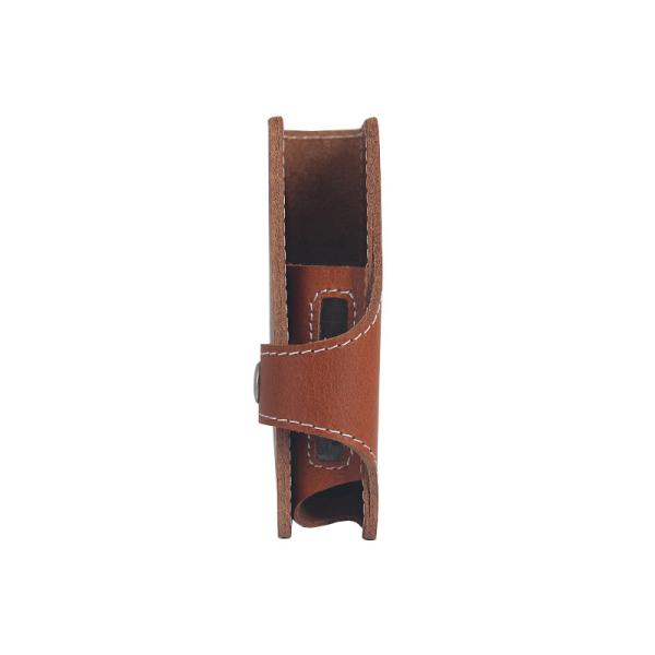 Retro Brown book type Natural Genuine leather case for Japan IQOS with card slot