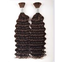 Haute qualité Cheveux humains de couleurs variées en vrac 100% Extension de cheveux humains