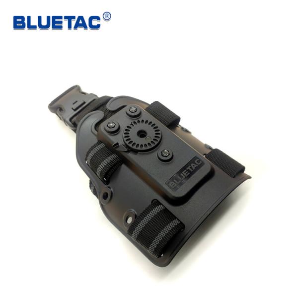 360 Rotation Polymer OWB Drop Leg Thigh Platform Compatible Gun Holster Tactical