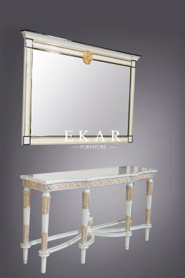 High Class Italy Fancy Antique Golden Console Table FLN-M-XG202