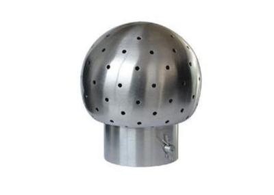 SS304 Brewing Accessories Clamped Rotary Spray Ball In Water Tanks CIP Cleaning Ball