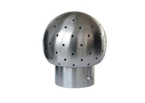 SS304 Brewing Accessories Clamped Rotary Spray Ball In Water Tanks CIP Cleaning Ball