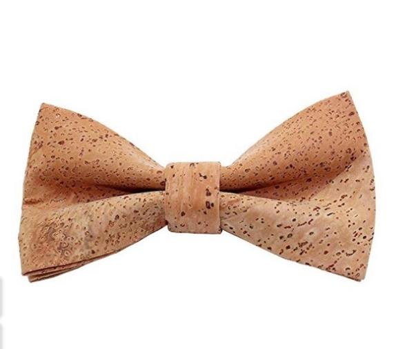 Factory Wholesale Men's Cork Bow Tie Adjustable to fit neck sizes from Length 11 inches to 20 inches