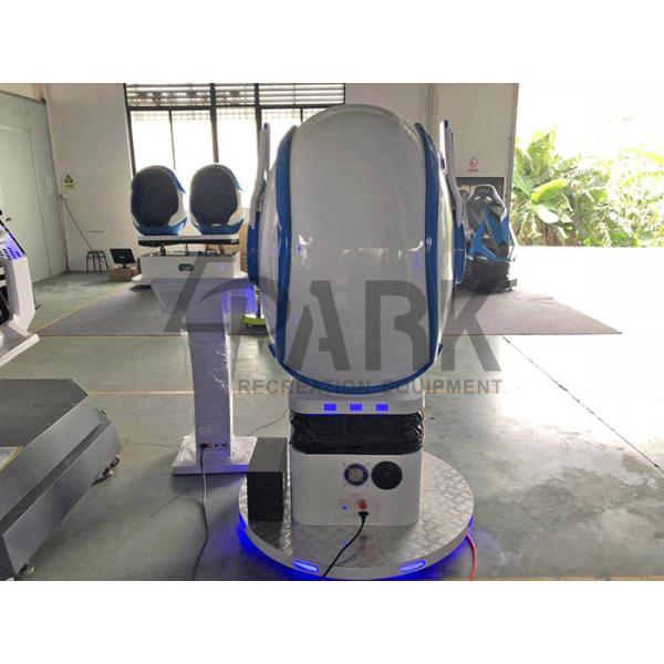 Electric Platform Virtual Reality Movies 9D VR Cinema With Single Chair 360 Degree Rotation Interactive