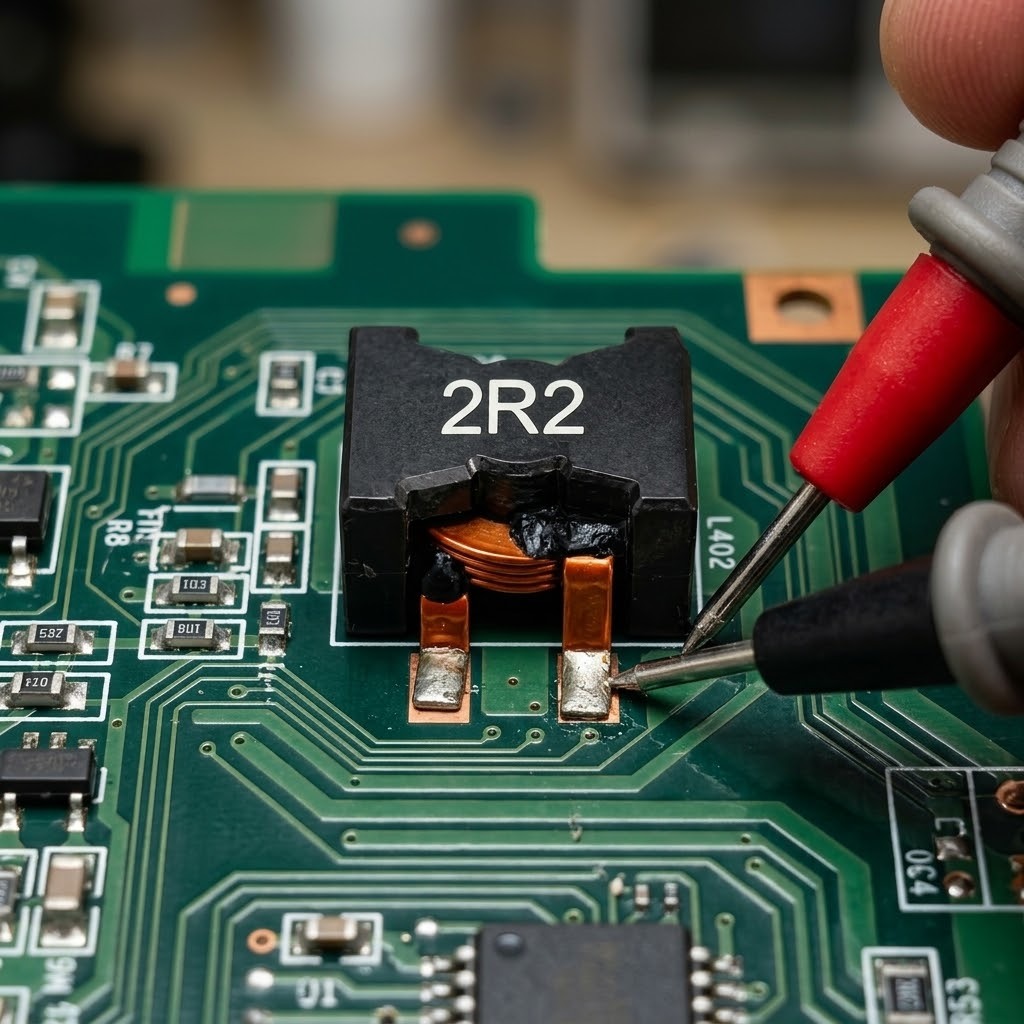 2R2 High Current SMD Power Inductor with Flat Wire Wound Iron Core for DC Power Supply