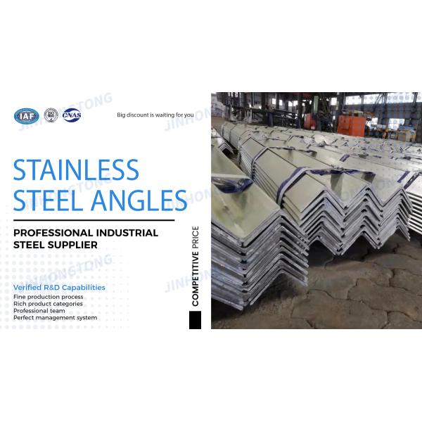Hot Rolled Construction Equal/ Unequal Standard SS Angle Sizes 80mm Metal Corner Bracket Stainless Steel Angle