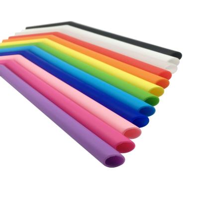 Flexible Collapsible Silicone Drinking Straws BPA Free Reusable Smoothie Drinking Straw