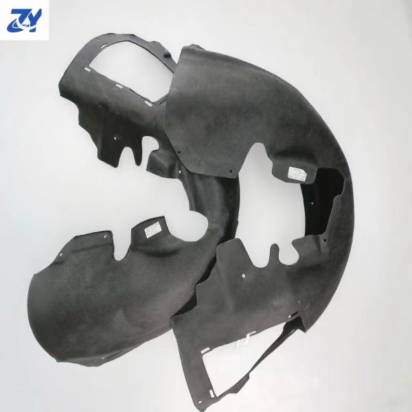 Wheel cover lining nylon wool composite front wing plate lining suitable for McLaren 650S Coupe Spider auto parts black