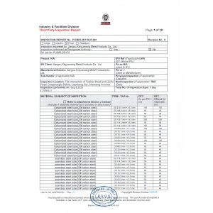 Jiangsu Xinyuanxing  Metal Products Co.,Ltd Сертификации