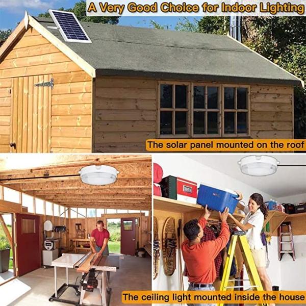 Intelligent Solar LED Pendant Light For Shed , Porch , Patio Easy To Install