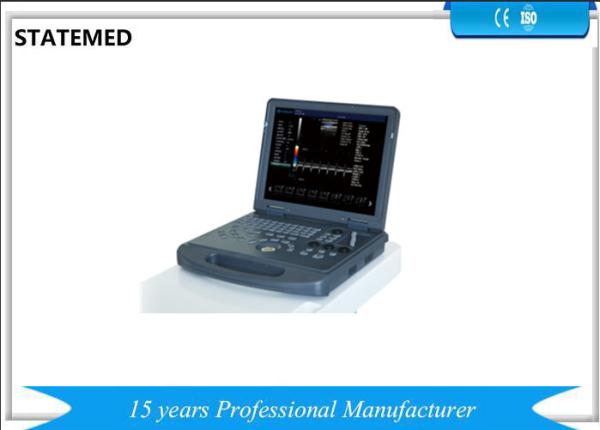 High Definition Portable Doppler Machine / 3d Ultrasound Machine With Trolley Cart
