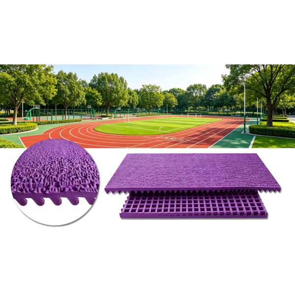 Purple Indoor Running Track 6mm - 10mm Training Track For Sports Halls