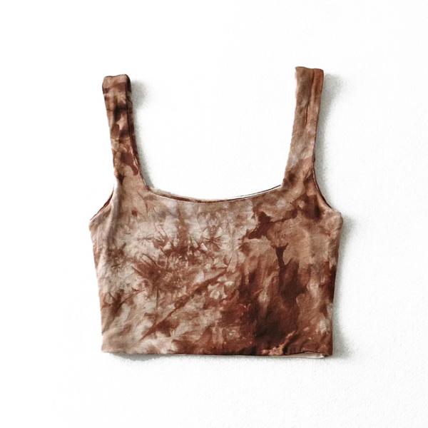 Лифчики верхнее Streetwear краски связи пляжа верхних частей танка женщин ODM OEM безрукавные