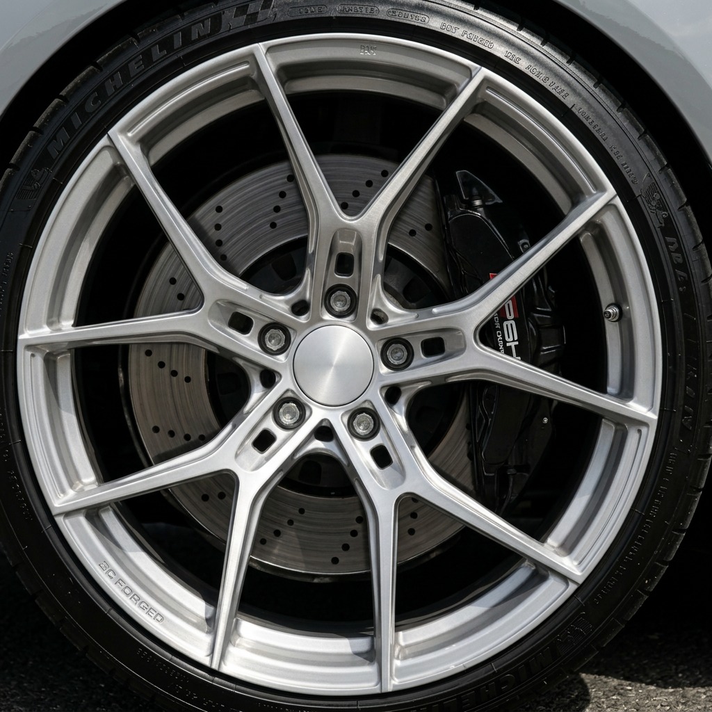 Factory Direct Lightweight Deep Concave Forged 20 Inch 4x100 Brushed Silver Wheel-Rims for Tesla Model 3 Model Y