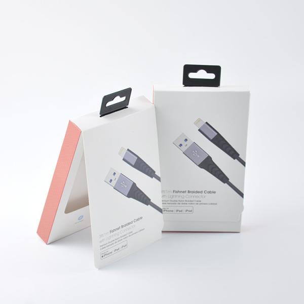 Flip Cover Usb Cable Mobile Accessories Packaging Box For Gift Recycled c