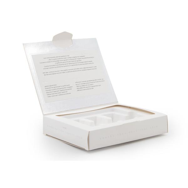 Recycled Fancy Paper Cosmetic Box Packaging For Whitening 250-300gsm