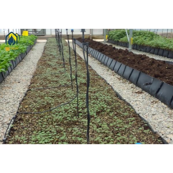 PP Rolls Greenhouse Growing Troughs Lightweight Flowers Rose Strawberry Tomato Plant Troughs