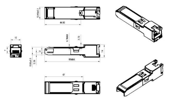 J8177D HPE Aruba, совместимый с 1000BASE-T, медный кабель SFP RJ45, 100 м, кат.5e