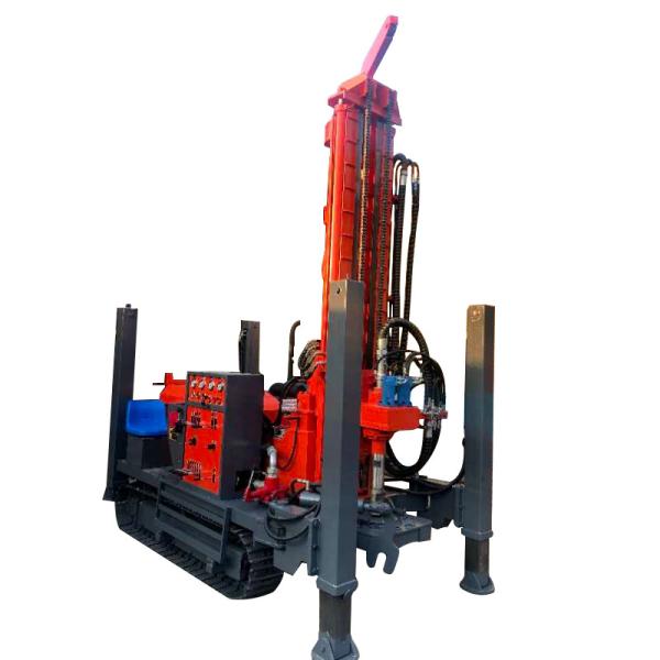 Perceuse Rig Hydraulic Compact Crawler Mounted de puits d'eau de Gl-200S 200m