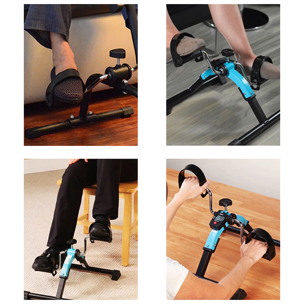 Adjustable Foot Band Flexible Foldable Exercise Pedal Mini Bike