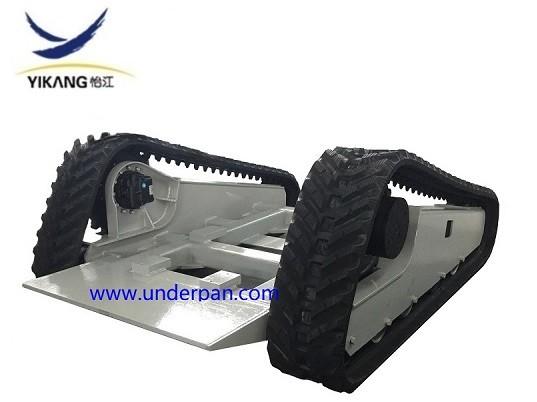 Spanish custom 5 ton small rubberl track undercarriage for mini excavator drilling rig crane
