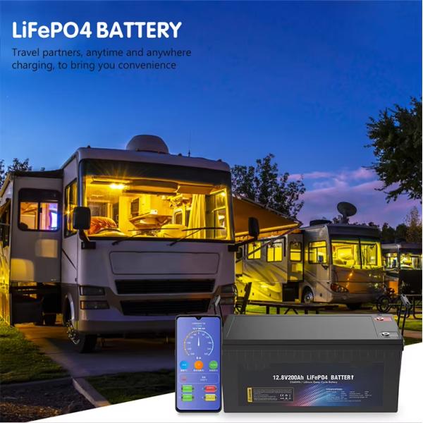 12в 100ах 200ах 300ах Lifepo4 RV AGV батареи Литий фосфат