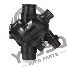 11537536655,11537544788, 11537549476 Thermostat de liquide de refroidissement avec contrôle de précision du capteur de boîtier Avec thermostat Système de refroidissement de remplacement Partie moteur pour BMW