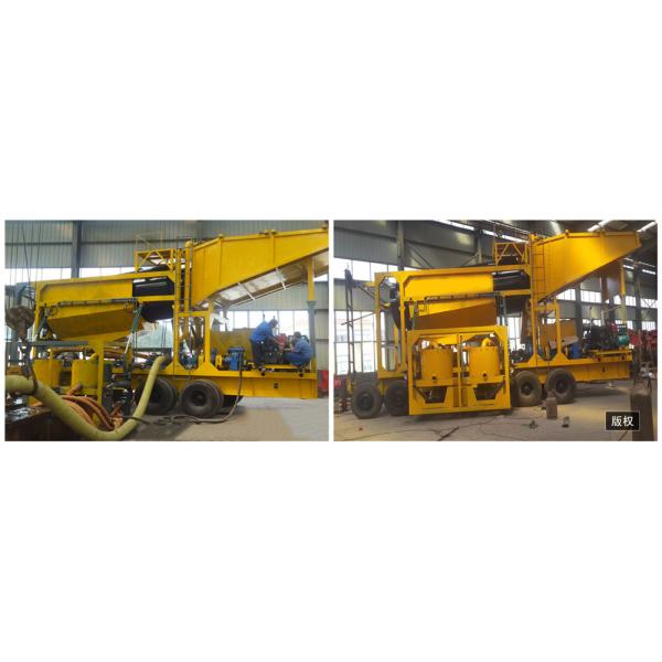 Planta móvil del lavado de la lavadora de la arena del oro del mejor precio profesional en venta