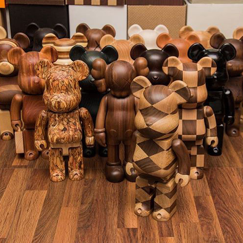 Mildewproof Hand Carved Wood Sculptures , Wooden Doll For Art