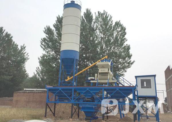 Stable Performance Stationary Batching Plant Batching And Mixing Of Concrete