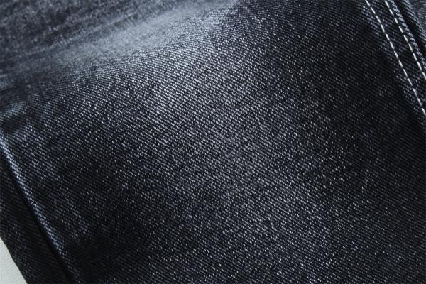 14oz competitive price Black Denim Fabric For Man Jeans Or Jacket Black Backside High Quality For Brand Jeans