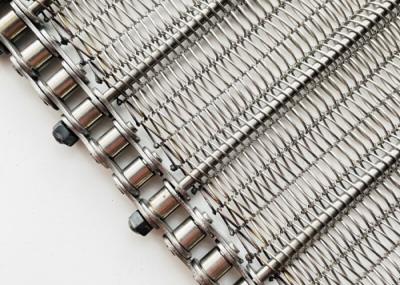 Chain Link 1mm Ss Wire Mesh Conveyor Belt For Oven Baking Bakery