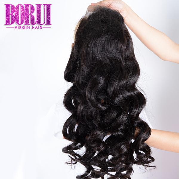 180% Density Loose Deep Wave Lace Front Wig Brazilian Human Hair Swiss Lace