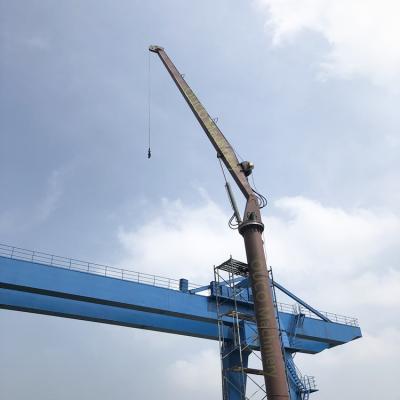 estojo compacto 1.36t hidroavião de 360 graus que levanta Marine Cranes