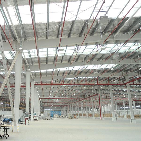 Hot Rolled / Welded H-Section Steel Columns And Beams Metal Building Workshop