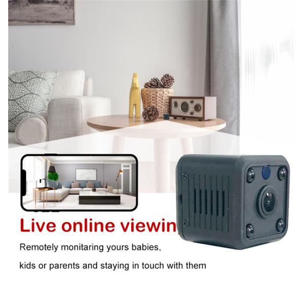 Mini Spy Hidden 1080P Camera WiFi Wireless Cloud Storage Micro SD Audio Video CCTV Small Security Camera