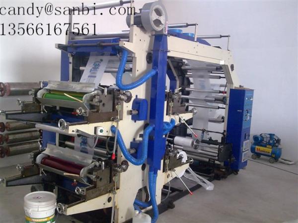 4 Color Multicolor Printing Machine To Printed Plastic Film Paper Foil Opp Goods