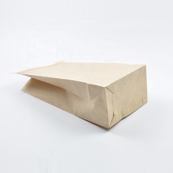 Os sacos de papel do produto comestível/saco de papel impressos de Kraft reciclaram a cor de Brown para para viagem