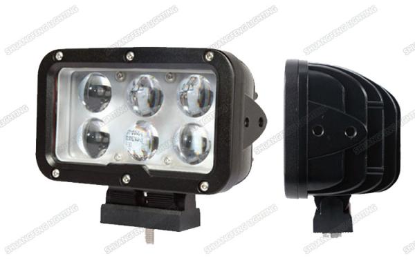 Waterproof 60w LED Work Light 6000K 10W / PC Lens Auto LED Driving Lights