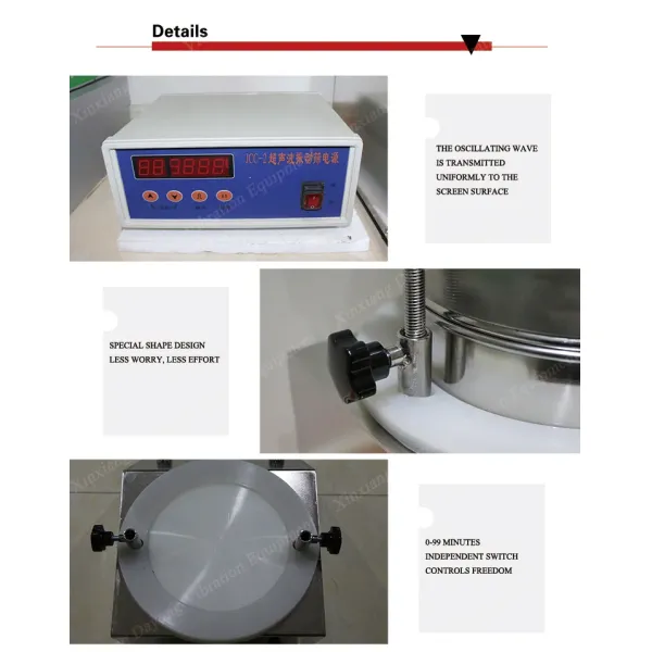 200mm Lab Test Sieve 1-8 Layers Electromagnetic Sieve Shaker Machine