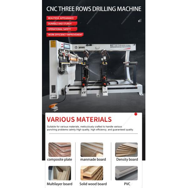 Accuracy MZ73213A Woodwork Multi Drilling Machine Horizontal Boring Machine Multiple Row Driller