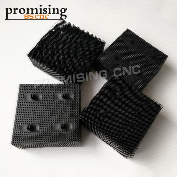 92910001 Black Poly bristle 4” X 4” round foot  Bristle block For Geber GTXL or S91 Cutter Spare Parts