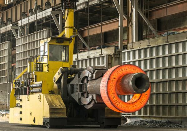 Heat Treatment Rough Machining 34CrNiMo6 Ring Forging Large Metal Ring