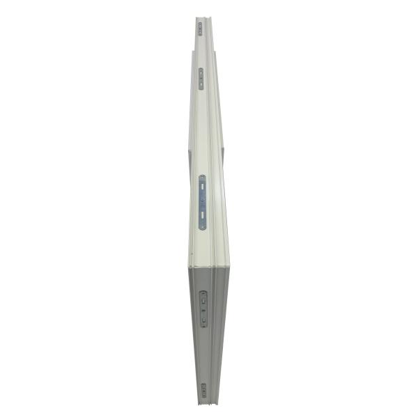 Fenêtres coulissantes en PVC-U conventionnelles de sécurité Ultra-lisses, fenêtres coulissantes doubles en PVC-U de 80 mm avec moustiquaire en fibre de verre